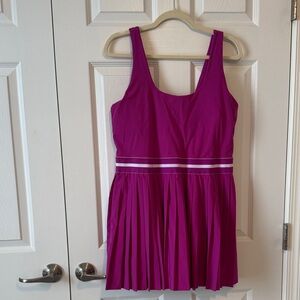 All In Motion Black Pleated Sleeveless Athletic Dress